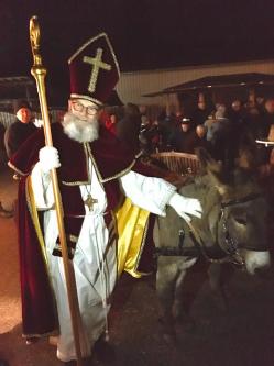 Nikolaus beim Weingut Jäger