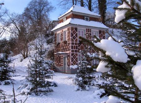 Knusperhaus im Winter