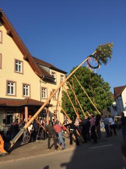 Maibaumstellen Münchweier