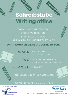 Flyer Schreibstube