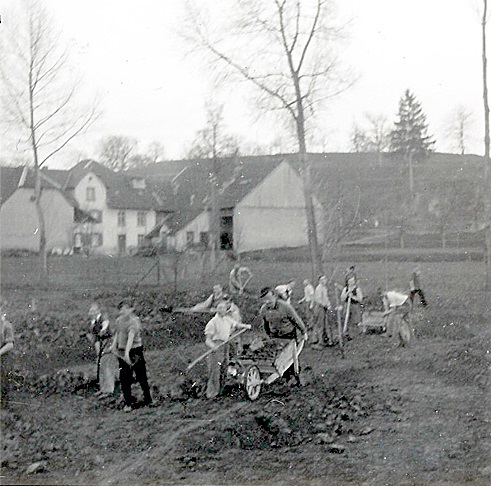 1952 Arbeitseinsatz der Kolpingfamilie