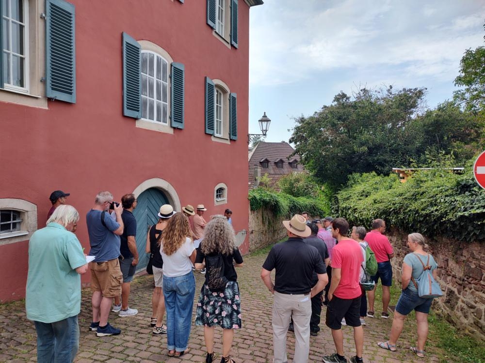 Teilnehmer beim Klimaspaziergang in Ettenheim